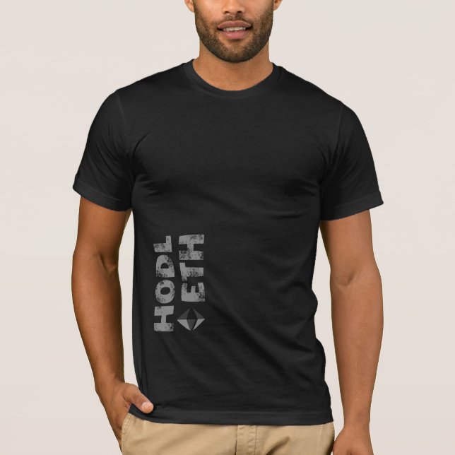 Hodl ETH Ethereum T-Shirt (Vorderseite)