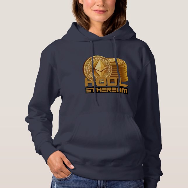HODL Ethereum Hoodie (Vorderseite)