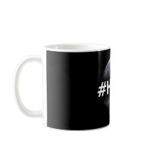 #HODL Mond Bitcoin schwarze Tasse
