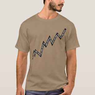 Hodl Repeat Line Chart Black kaufen T-Shirt