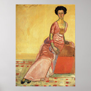 Hodler - Portrait von Gertrud Muller Poster