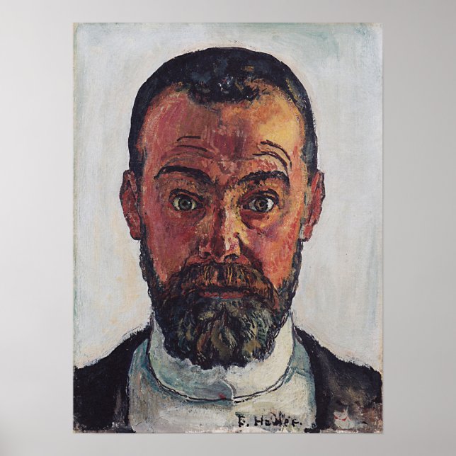 Hodler - Selbstportrait Poster (Vorne)