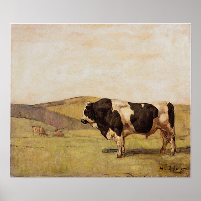Hodler - The Bull 1878 Poster (Vorne)