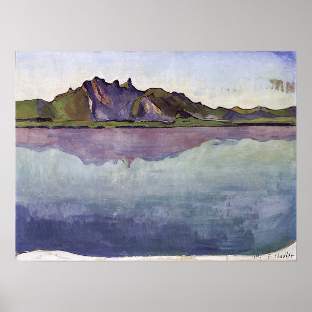 Hodler - Thun Stockhorn Kette 1910 Poster (Vorne)