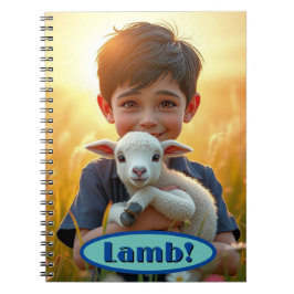 Hof Chums Lamm-Notebook Notizblock