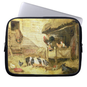Hof-Szene Laptopschutzhülle