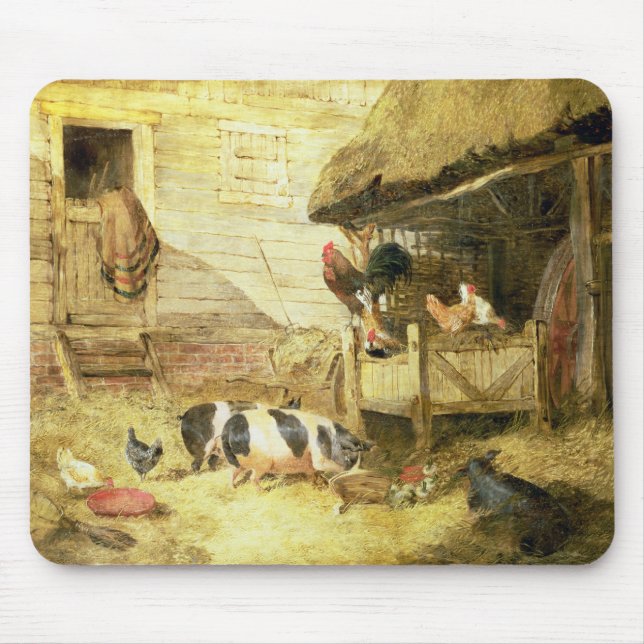 Hof-Szene Mousepad (Vorne)