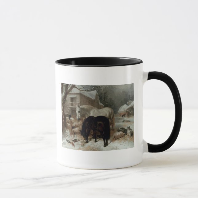 Hof-Szene Tasse (Rechts)