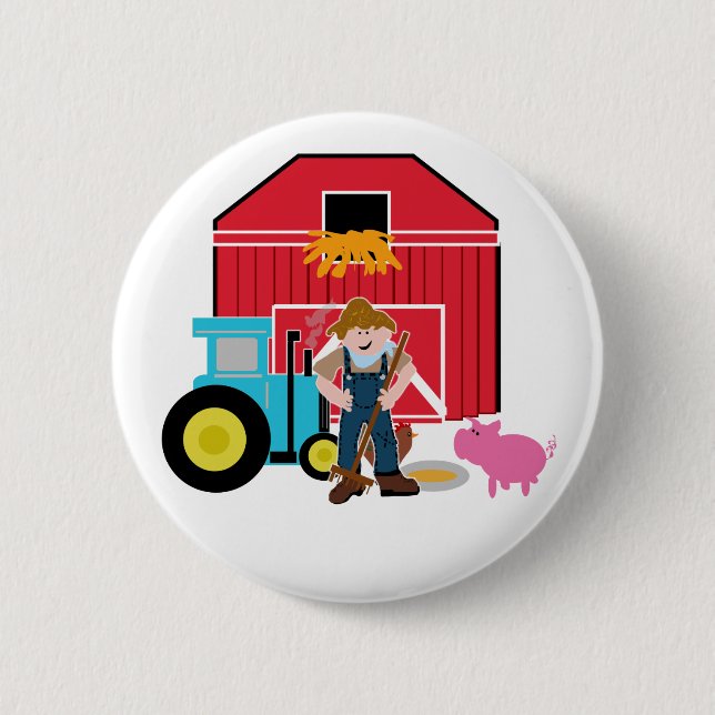 Hof-T-Shirts und Geschenke Button (Vorderseite)