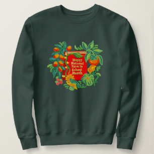 Hof zu Schule Month Crewneck (Frauen) Sweatshirt
