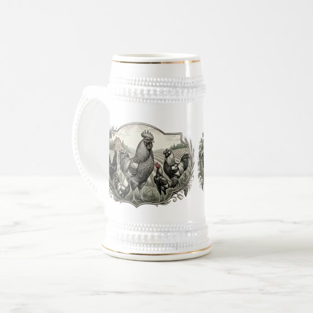 Hofbesetzungen Bierglas (Vorderseite Links)