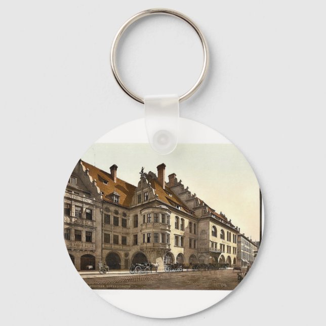 Hofbrauhaus, München, Bayern, Deutschland, klassis Schlüsselanhänger (Vorderseite)