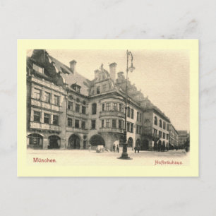 Hofbräuhaus, München, Deutschland 1900 Vintage Postkarte