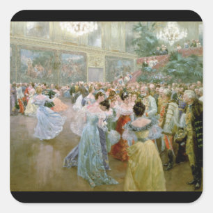 Hofburg, 1900 quadratischer aufkleber