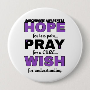 Hoffe bete Wish ... Sarcoidose Button