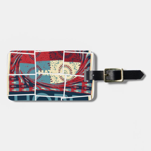 Hoffe, das Wunder schöne schöne schöne inspirieren Gepäckanhänger (Vorderseite horizontal)