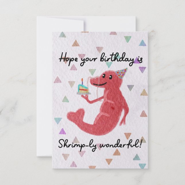 Hoffe, dass dein Geburtstag schön ist! Birthda (Vorderseite)