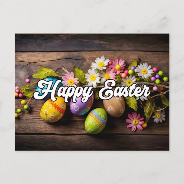 Hoffe, dass du ein wunderschönes Ostern hast Postkarte (Vorderseite)