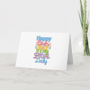 HOFFE, DASS IHR GEBURTSTAG SO "BESONDERS WIE IHR"  KARTE