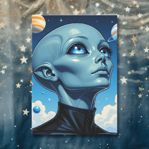 Hoffe, dein Geburtstag ist aus dieser Welt   ALIEN Karte