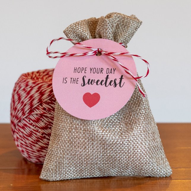 Hoffe, dein Tag ist das süßeste Valentine Geschenkanhänger (Von Creator hochgeladen)