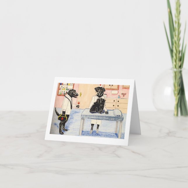 Hoffen, dass es dir bald besser geht dankeskarte (Vorderseite)