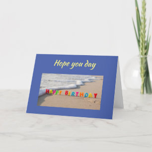 HOFFEN SIE, DASS IHR GEBURTSTAG WIE EIN "TAG AM ST KARTE