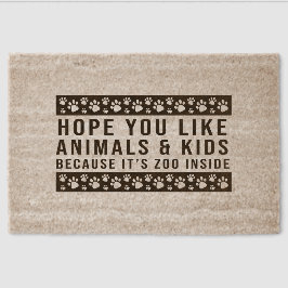 hoffen, Sie mögen Tiere und Kinder