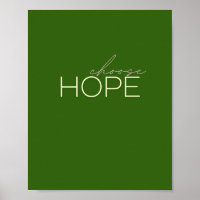 Hoffen Sie Poster & Prints