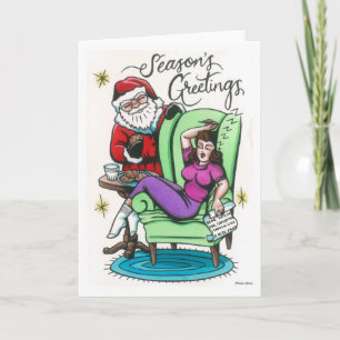 Hoffentlich geht mein Weihnachtswunsch in Erfüllun Karte