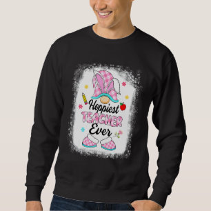 Hoffentlich Lehrer je Buffalo Kariert Gnome Bunny Sweatshirt