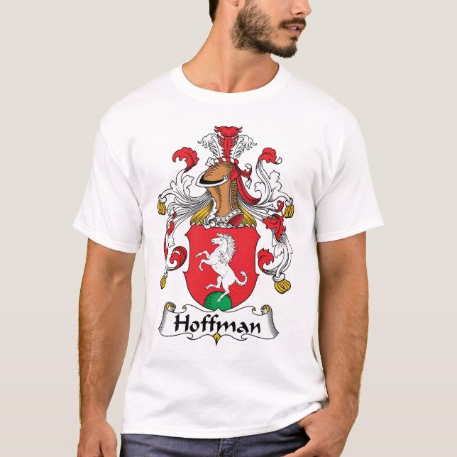 Hoffman-Familienwappen T-Shirt (Vorderseite)