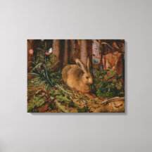 Hoffmann Hare Forest Nature Malerei