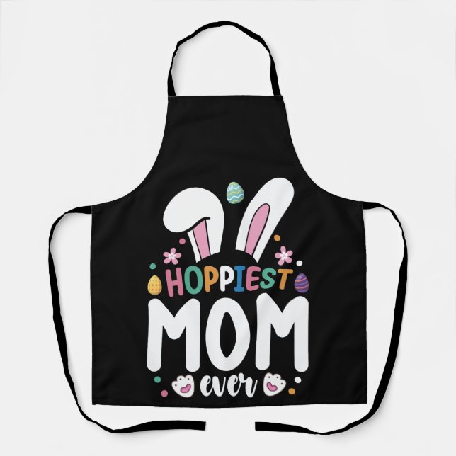 Hoffnest Mama Ever Familie Ostern Sonnige Eier Schürze (Vorderseite)