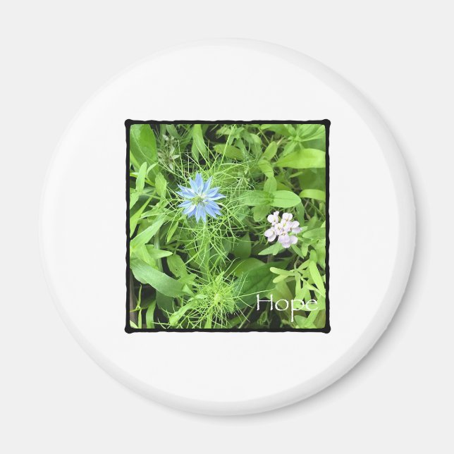 Hoffnung 2 1/4" Kreis Magnet (Vorne)