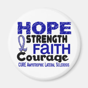 HOFFNUNG 3 ALS Lou Gehrig's Disease Magnet
