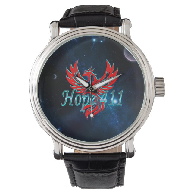 Hoffnung 411 Pheonix auf dem Weg zur gesundheitlic Armbanduhr (Vorderseite)