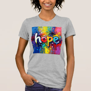 Hoffnung Abstrakt Graffiti-Stil 104 T-Shirt