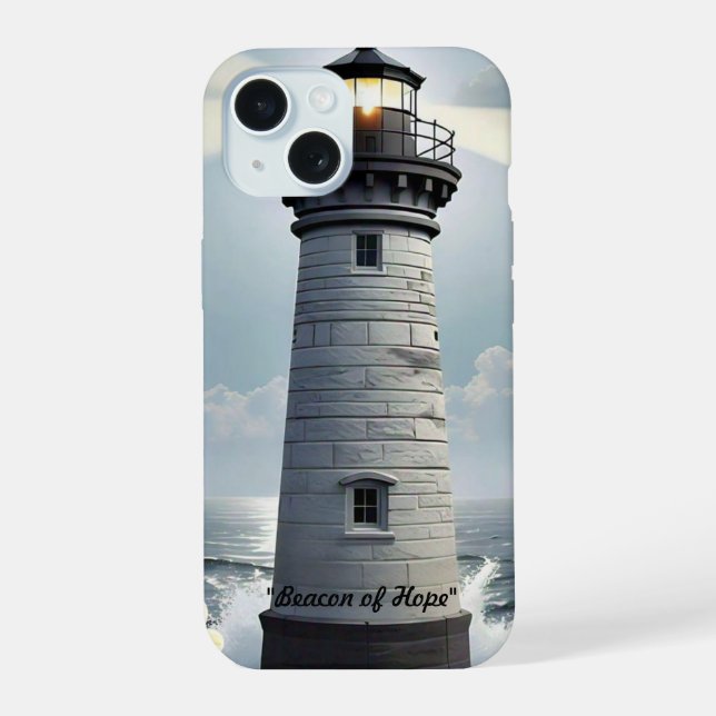 "Hoffnung am Horizont" iPhone 15 Hülle (Rückseite)