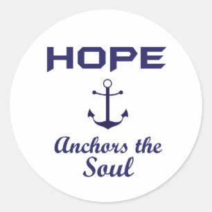 Hoffnung Anker der Soul Stickers