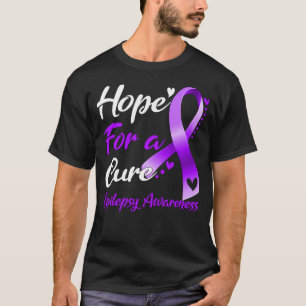 Hoffnung auf ein Heilmittel Epilepsie Bewusstsein T-Shirt