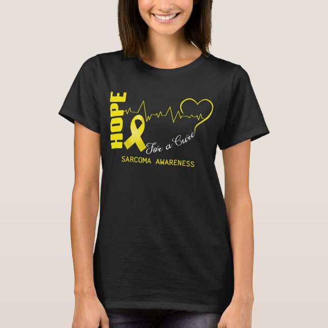 Hoffnung auf ein Heilmittel für Sarcoma T-Shirt (Vorderseite)