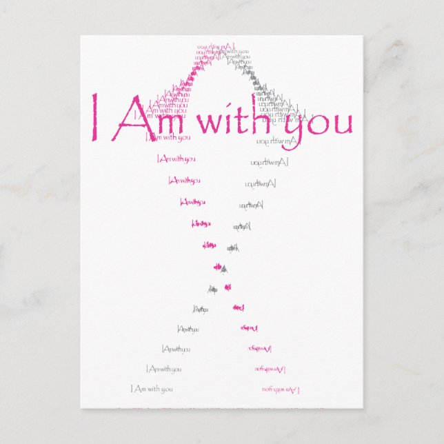 Hoffnung auf ein Heilmittel gegen Brustkrebs Postkarte (Vorderseite)