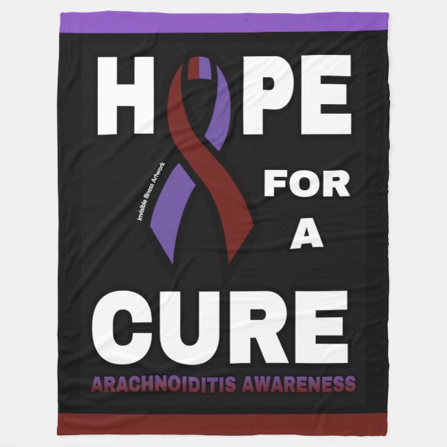 Hoffnung auf eine Heilung.. Arachnoiditis Fleecedecke (Vorderseite)