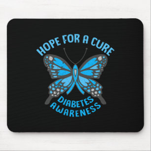 Hoffnung auf eine Heilung Diabetes Bewusstsein Typ Mousepad