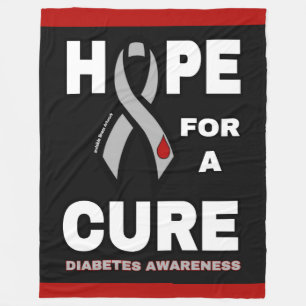 Hoffnung auf eine Heilung.. Diabetes Fleecedecke