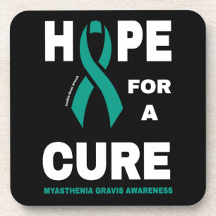 Hoffnung auf eine Heilung... Myasthenia Gravis Get Getränkeuntersetzer