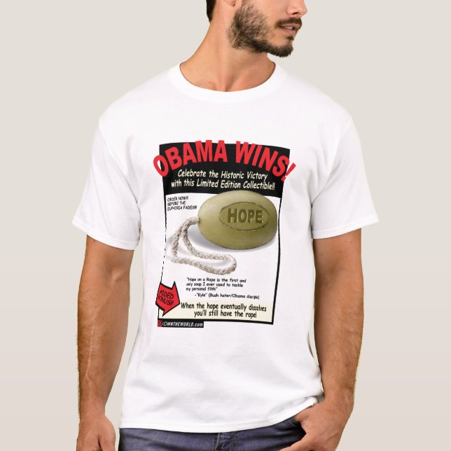 Hoffnung auf einem Seil T-Shirt (Vorderseite)