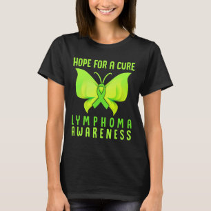 Hoffnung auf Heilung Lymphom-Bewusstsein Schmetter T-Shirt