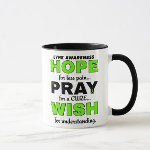 Hoffnung Beten wünscht... Lyme Zwei-Tone-Tasse Tasse